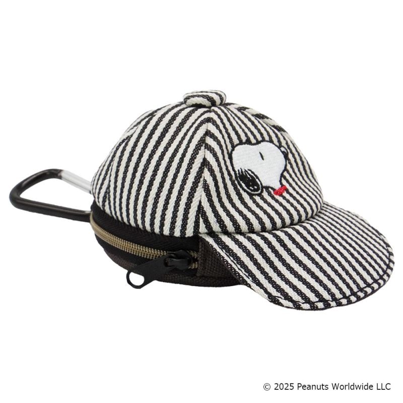 スヌーピー キャップポーチ ヒッコリー