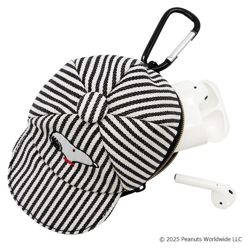 スヌーピー キャップポーチ ヒッコリー