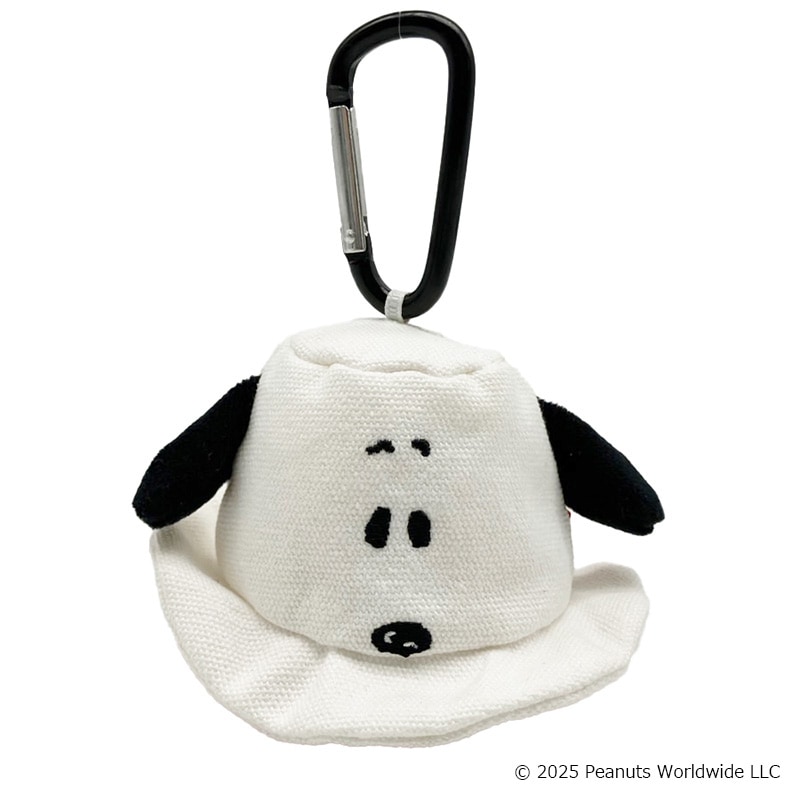 スヌーピー バケットハットポーチ BK