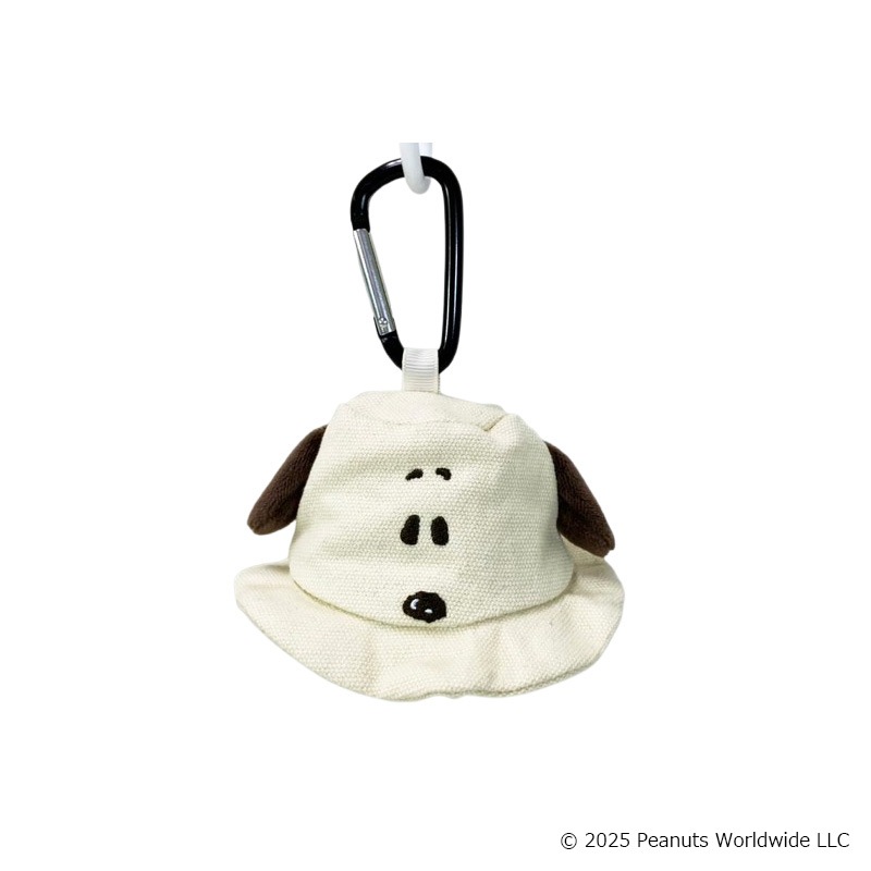 スヌーピー バケットハットポーチ モカ