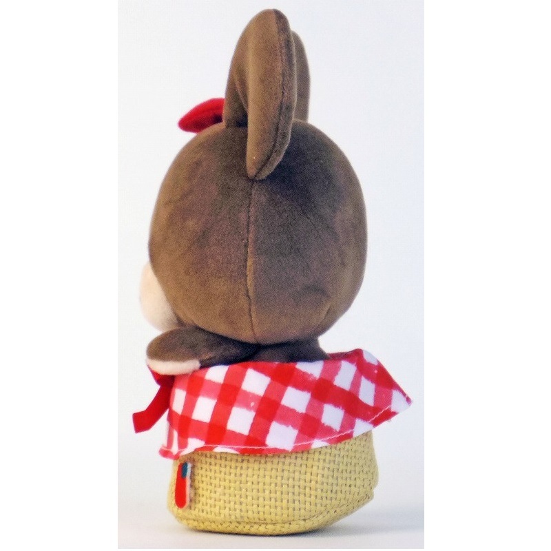 くまのがっこう やわらかビーンドール カゴ チェック ＲＤ