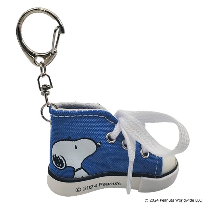 スヌーピー 推し色スニーカーキーリング ＢＬ