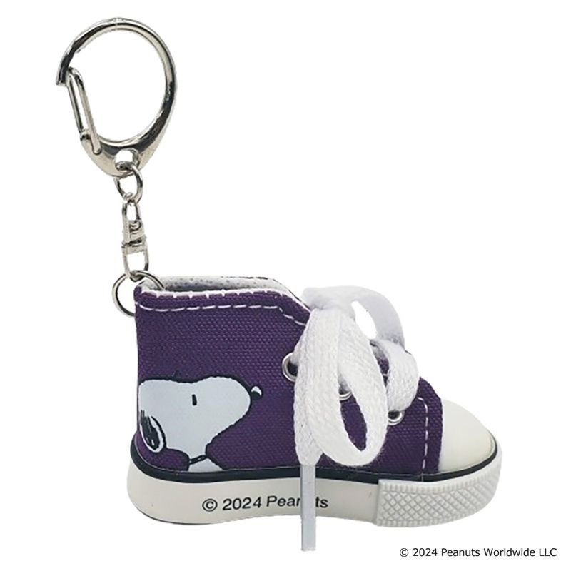 スヌーピー 推し色スニーカーキーリング PU