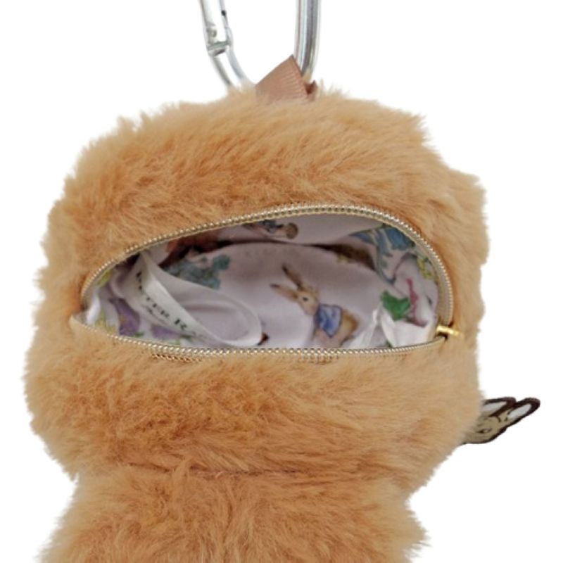 ピーターラビット™ 耳付きカラビナミニポーチ フラワー