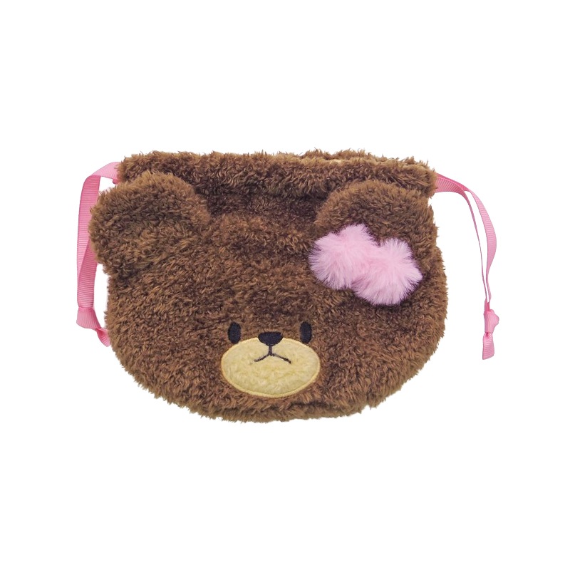 くまのがっこう　まんまる巾着　ＰＫ