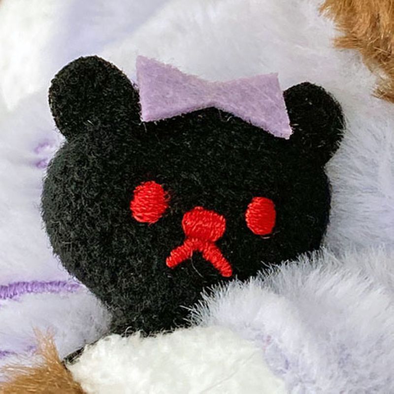 ペアぬいぐるみ もこもこルームウェア リボン