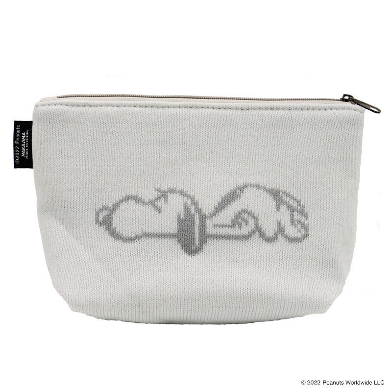 PEANUTS スヌーピー ニットポーチ ＷＨ