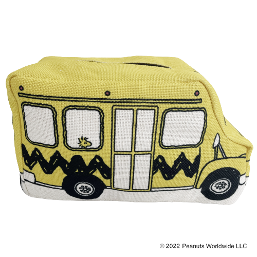 【新春セール20％OFF】PEANUTS スクールバス ティッシュボックスカバー【1月20日10時～2月20日16時まで】