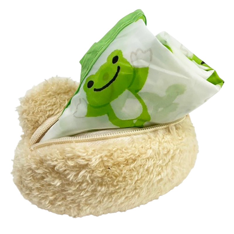 ピクルス フェイスぬいぐるみエコバッグ BE