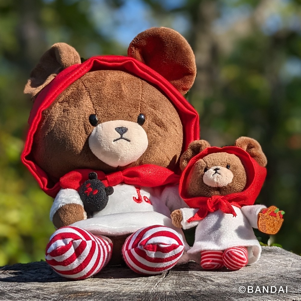 くまのがっこう　アップルガール　ペアぬいぐるみ