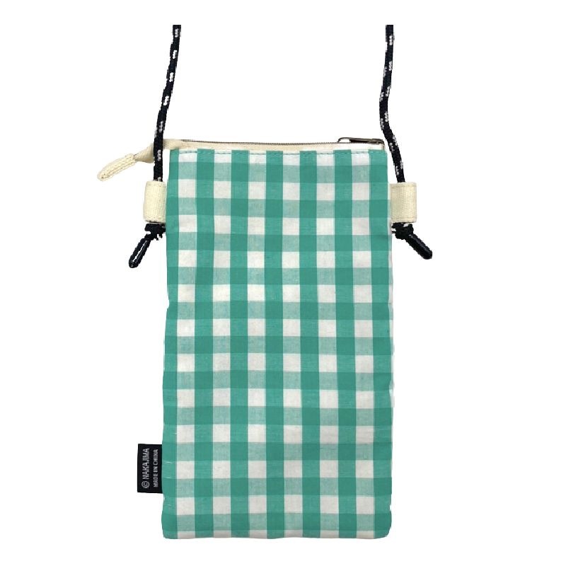 ピクルス ａｌｗａｙｓ ｓｍｉｌｅ ギンガム ファスナーサコッシュ