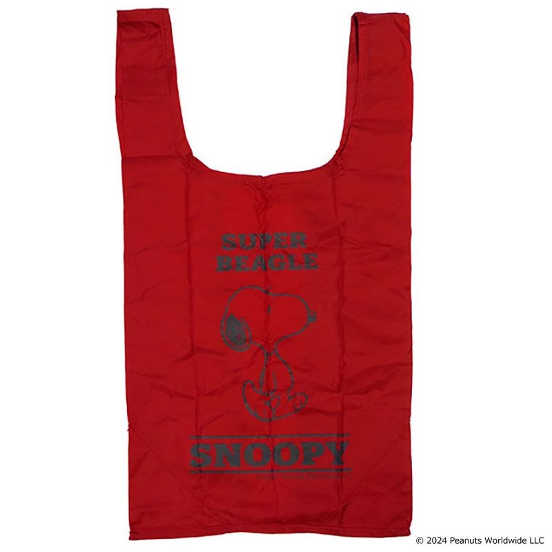 スヌーピー ぬいぐるみエコバッグ RD 【新価格】