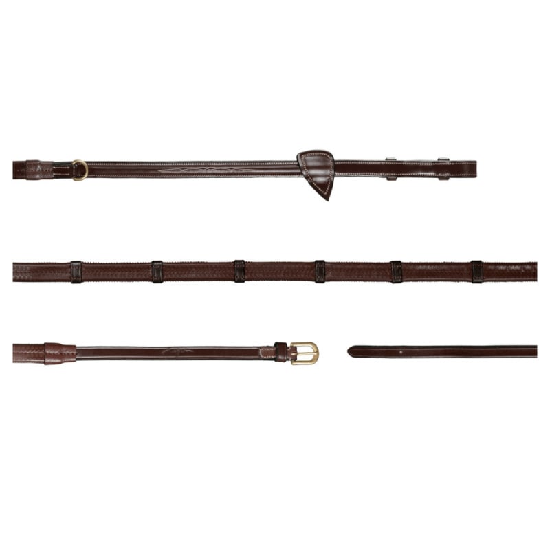 ディオン　ハウレット（ティーディーマン）　ゴム手綱　1/2”　ピッチ付き(7ループ)