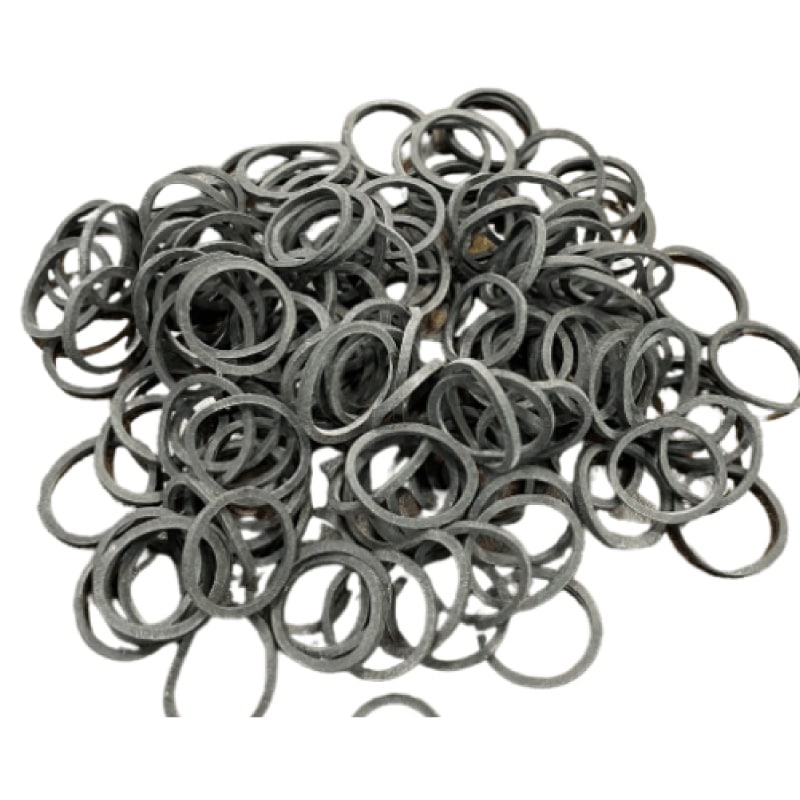 タテガミゴム / 黒　(袋入り)