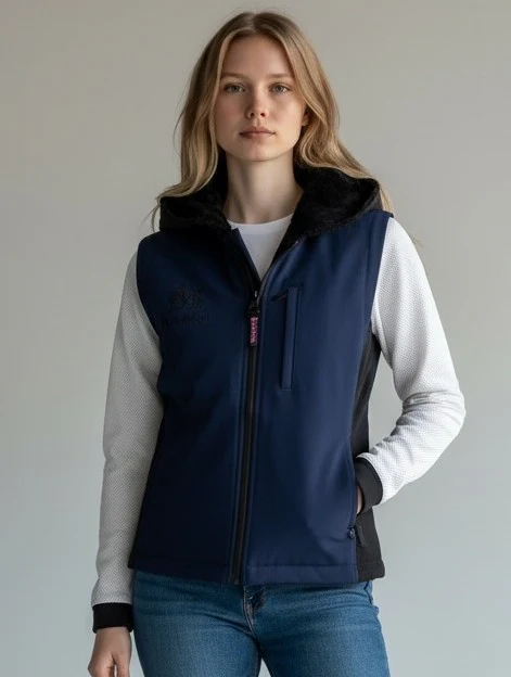 クアドリガ【BOND】ベスト チドリ レディス/Stand-Collar