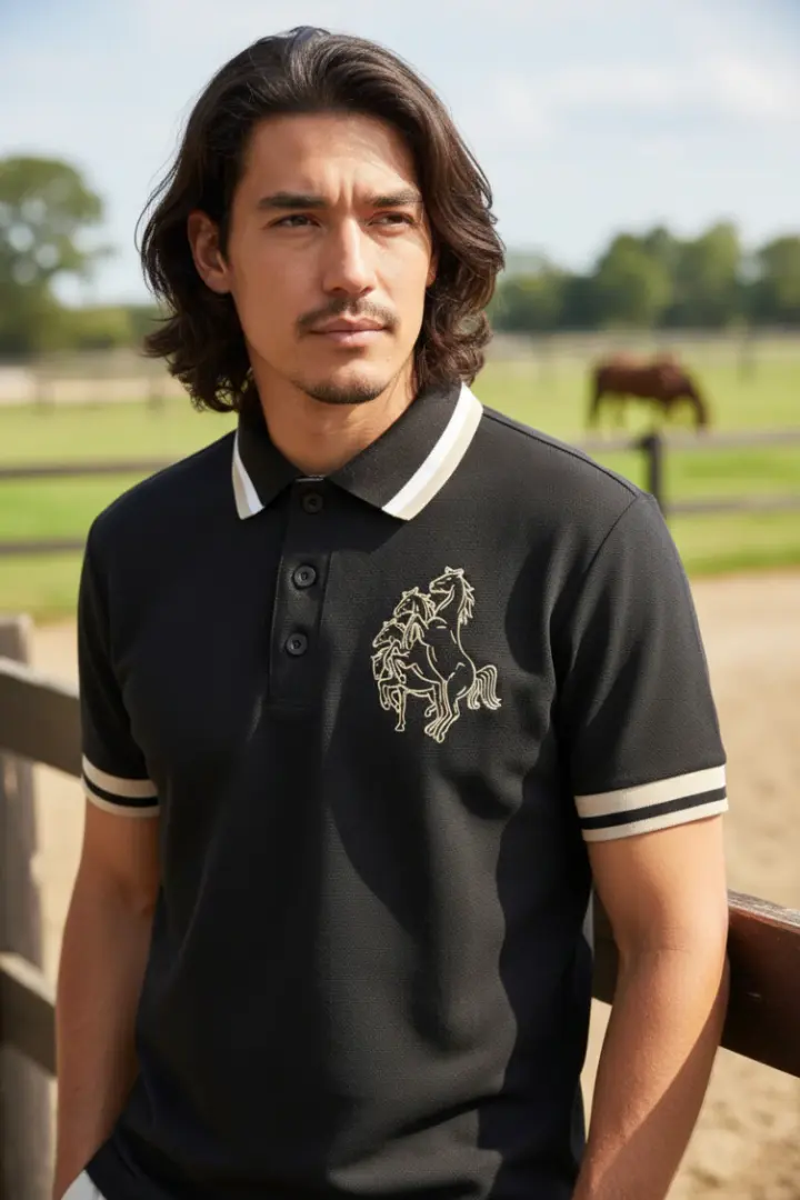 クアドリガ【LINKA】メッシュポロシャツ メンズ/3B 