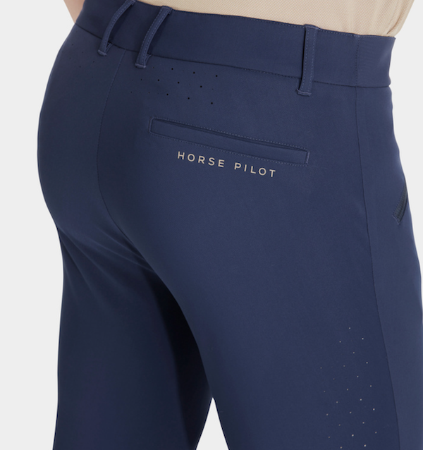 メンズ 乗馬用キュロット ホースパイロット ネイビー ホースパイロット エアロテックキュロット Men｜乗馬用品なら
