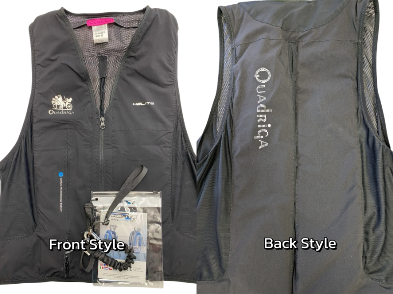 クアドリガ エアバッグ New Style Zip'In2 (XS～Mサイズ）｜乗馬用品