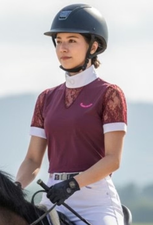 クアドリガ【EYELET】ショルダー レースSleeveショーシャツ レディス