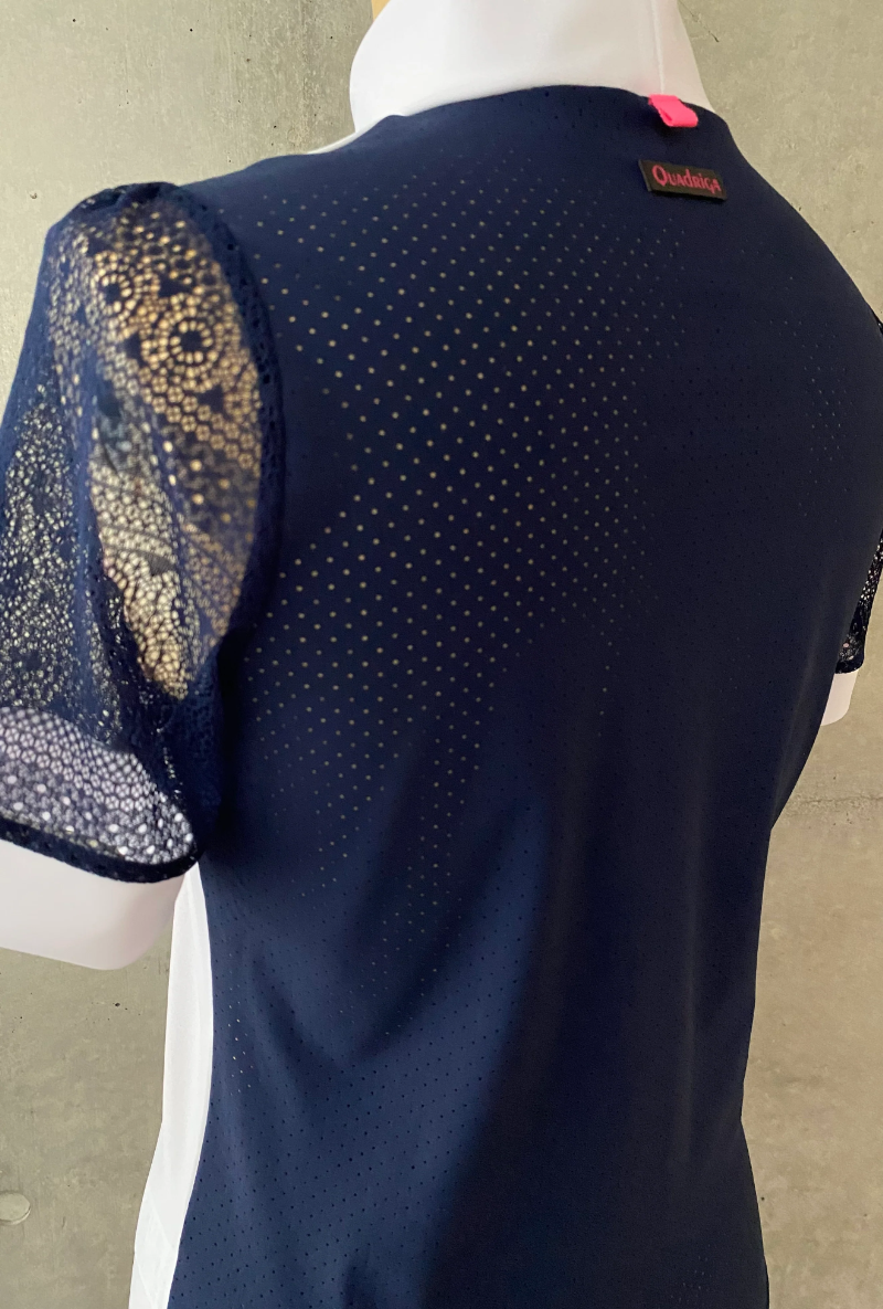 クアドリガ【EYELET】ショルダー レースSleeveショーシャツ レディス