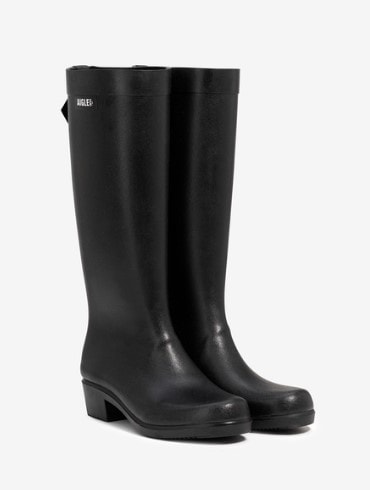 エーグル AIGLE ミリカ ミッド ラバーブーツ （ブラック