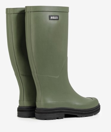 【新品・未使用】AIGLE エーグル レインブーツ　ラバーブーツ乗馬ブーツ 長靴 エーグル エリオサ ラバーブーツ レディース (レディースレイン