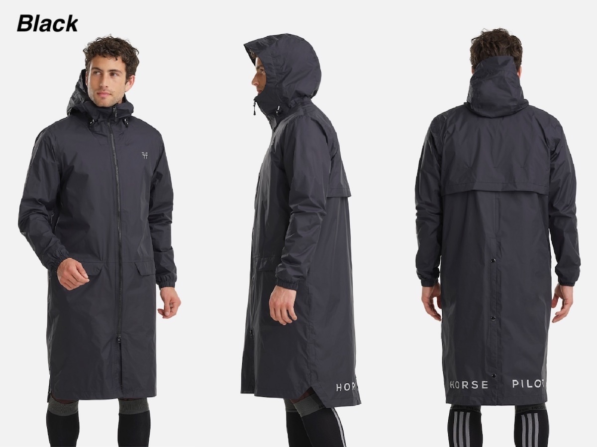 ホースパイロット ロングレインテックジャケット メンズ｜乗馬用品なら