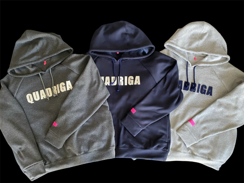 クアドリガ Backsideベロアフーディ ユニセックス/cutwork