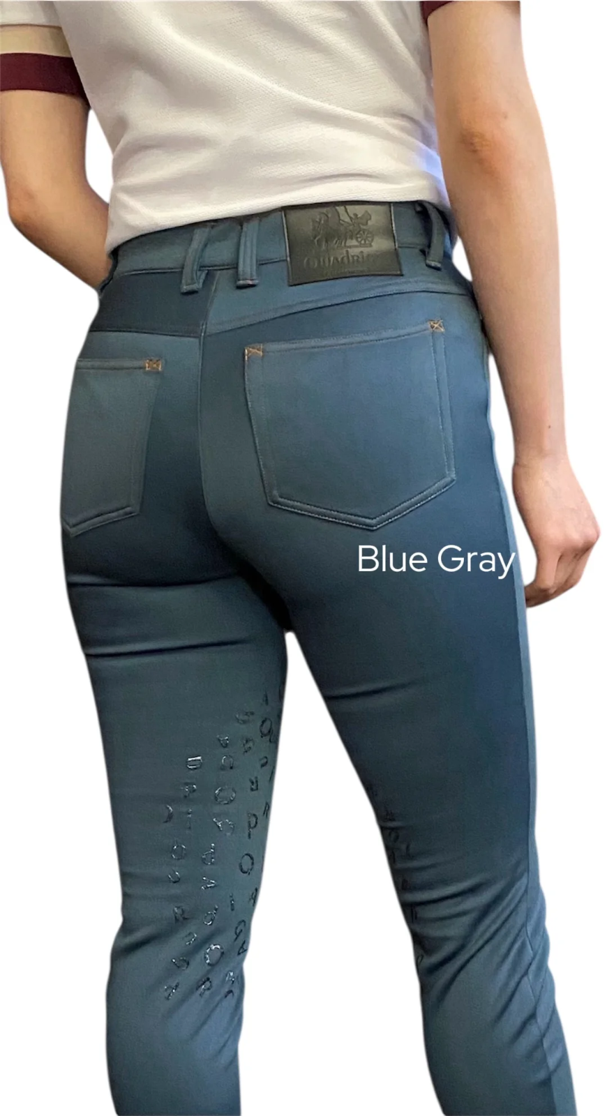 クアドリガ デニムスタイル キュロット w/faux suede