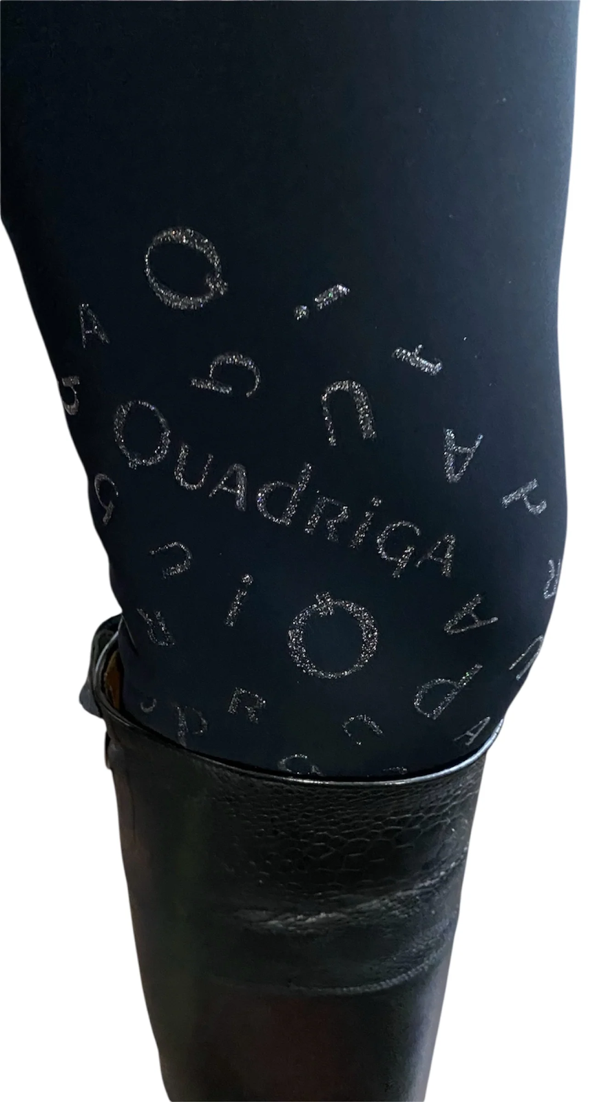 クアドリガ デニムスタイル キュロット w/faux suede