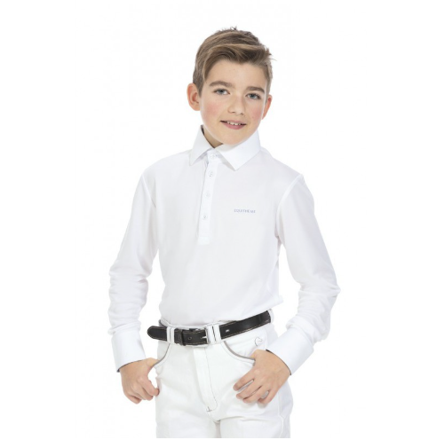 E-T ジュニア 競技用 メッシュポロシャツ BOY/長袖