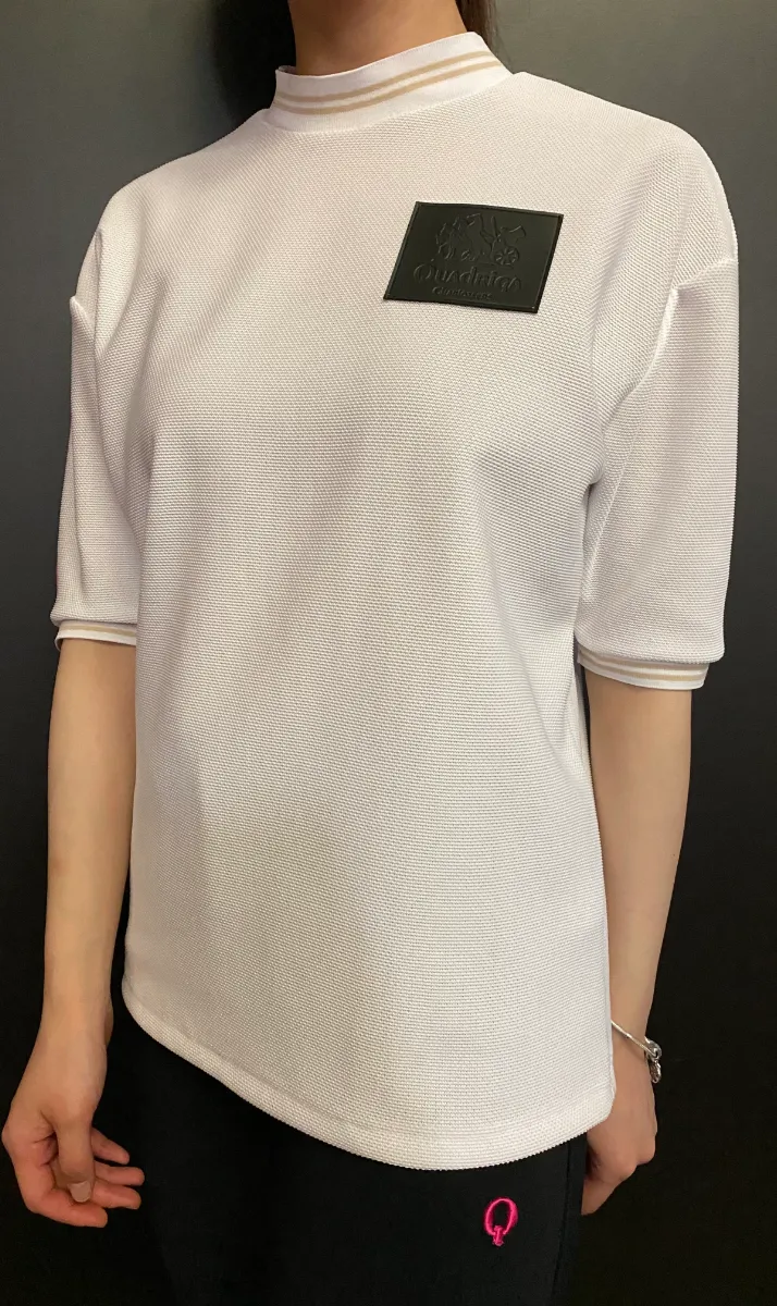 クアドリガ【LINKA】Mockネックシャツ レディス/Polo Style L