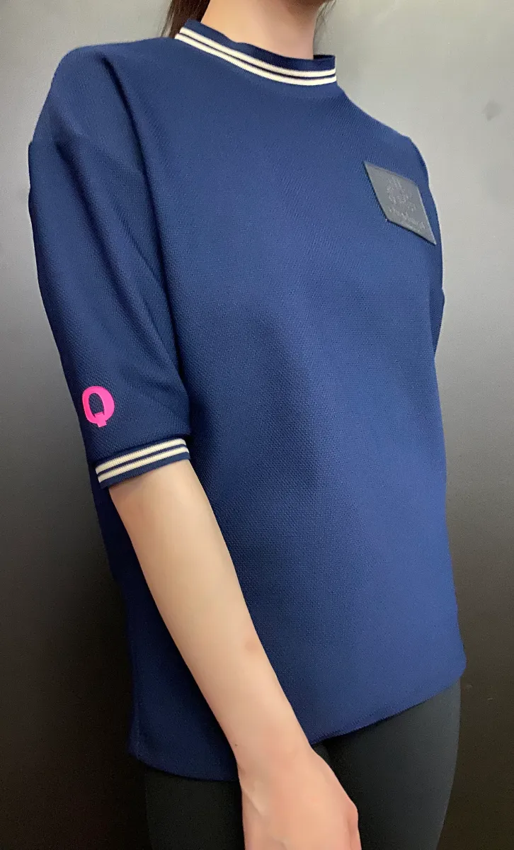 クアドリガ【LINKA】Mockネックシャツ レディス/Polo Style L
