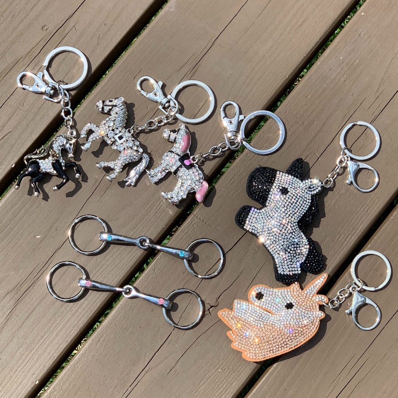 キラキラキーホルダー