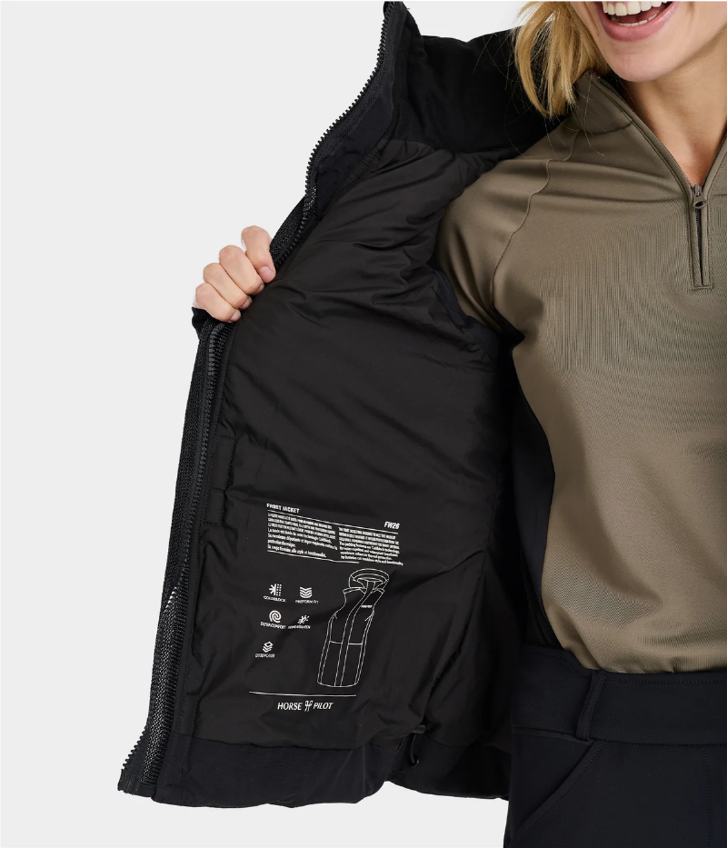 ダウンベスト 乗馬 ホースパイロット ダウンベストFrost Women｜乗馬用品・馬具なら中江