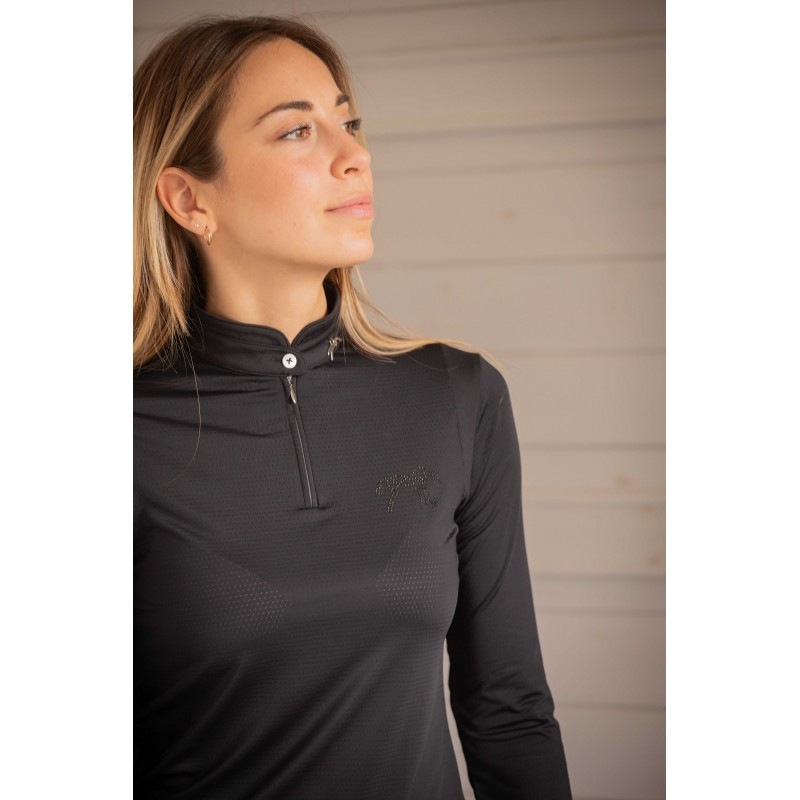 ペネロペ TECHPY長袖トレーニングシャツ