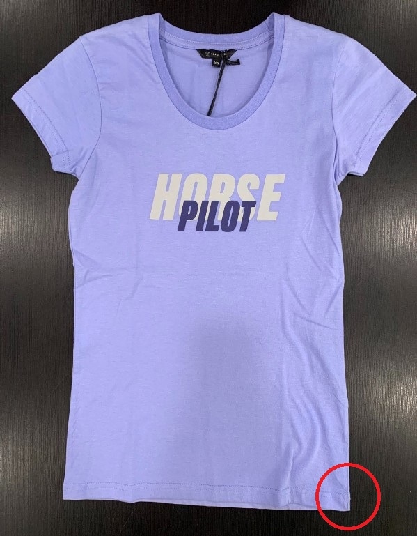 【アウトレット1,000円OFF】ホースパイロット チームシャツ Women XSサイズ【現品限り】□