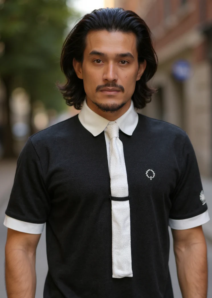 クアドリガ【LINKA】Dressショーシャツ メンズ/Polo-collar