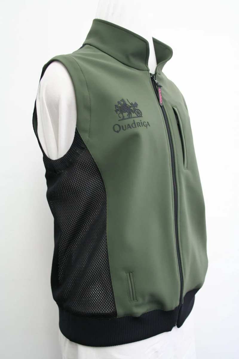 クアドリガ【BOND】ベスト チドリ メンズ/Stand-Collar