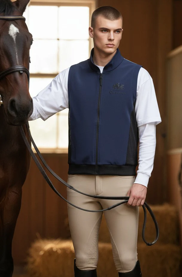 クアドリガ【BOND】ベスト チドリ メンズ/Stand-Collar