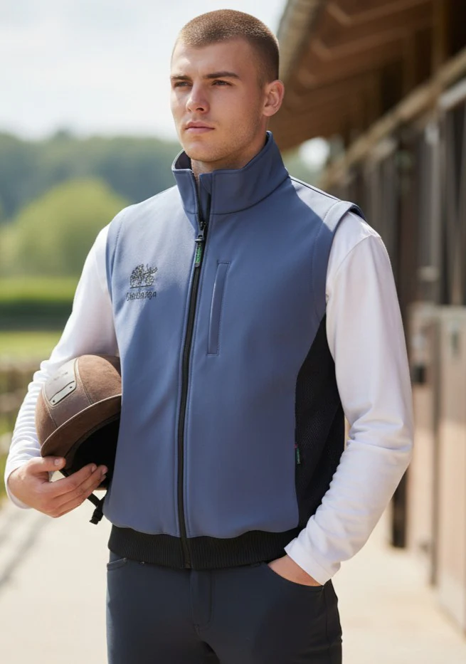 クアドリガ【BOND】ベスト チドリ メンズ/Stand-Collar