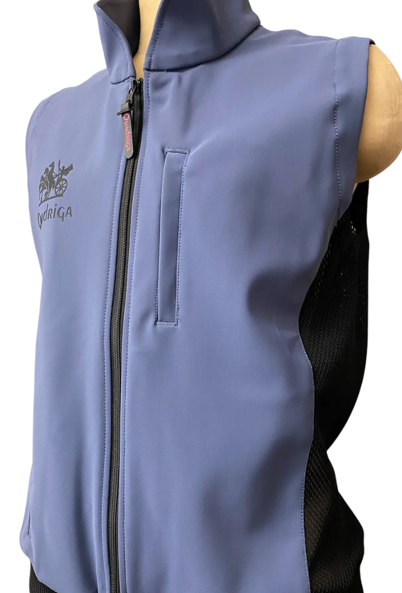 クアドリガ【BOND】ベスト チドリ メンズ/Stand-Collar