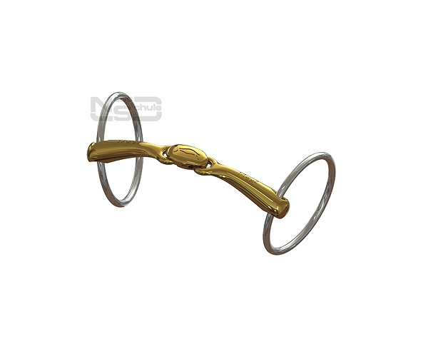 ノイ・シューレ ハミ NS タートルタクティオ 小勒 サイズM (128-138mm) Neue Schule 乗馬 馬術 中古】ノイ・シューレ ハミ NS タートルタクティオ 小勒 サイズM