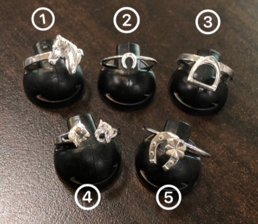 馬モチーフリング