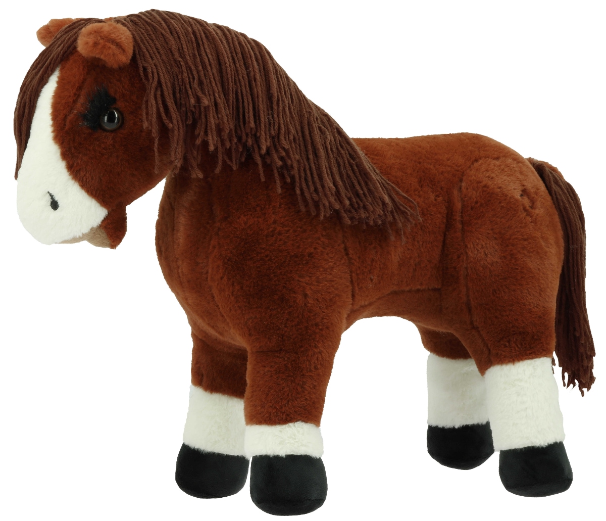 アンティーク　たてがみフサフサ　純羊毛使用　馬　ポニーぬいぐるみ　鞍付き　日本製 受注発注】PONY ACADEMY ミニポニー｜乗馬用品・馬具なら中江物産通販