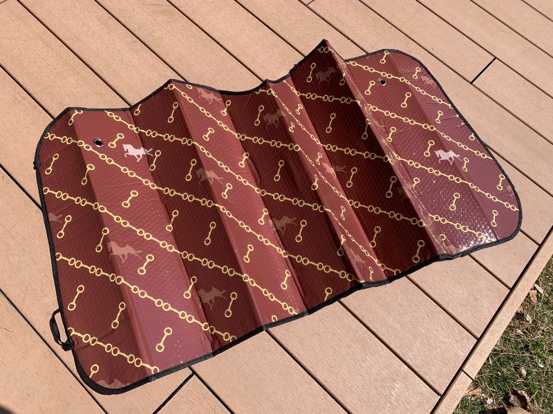 【WEB限定50％off】  馬柄　カーシェード