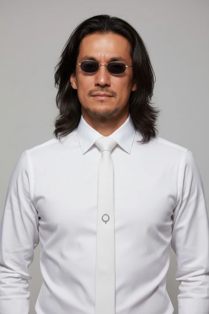 クアドリガ クリスタル Q-Mark ニットタイ