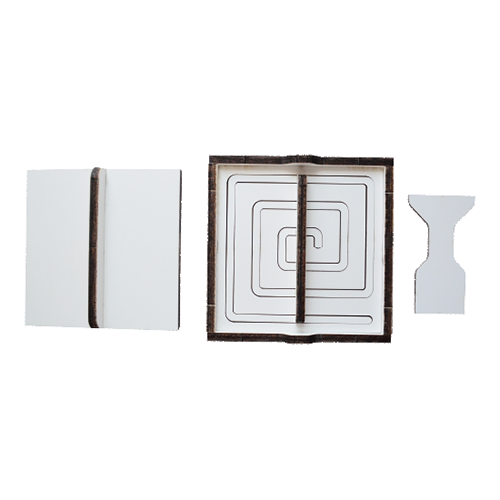 常香盤用抜型　渦巻型