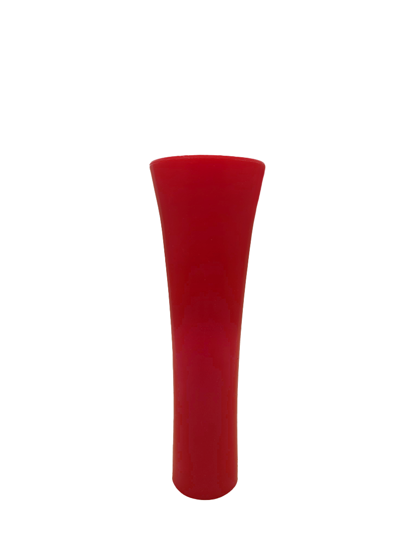 来灯・流灯　和ロー型　カートリッジローソク　和ロー本体　赤　1本