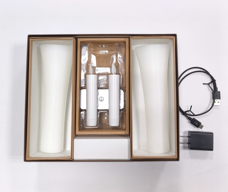 本体(白)２本・来灯 御寺院用進物セット